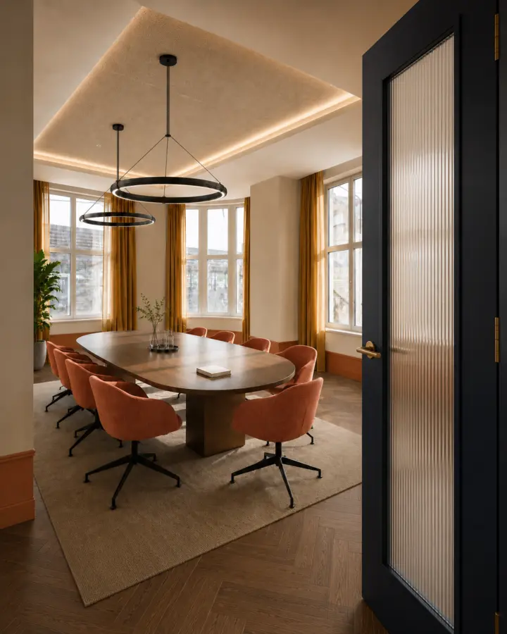 Concept visual of a flexible workspace at 1899 Coimbra Hotel